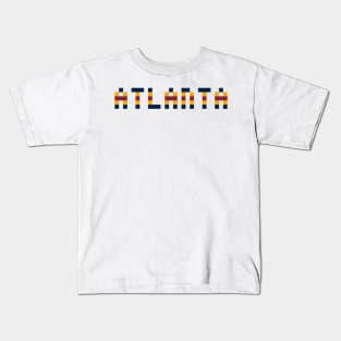 Pixel Hockey City Atlanta 2011 Retro Kids T-Shirt